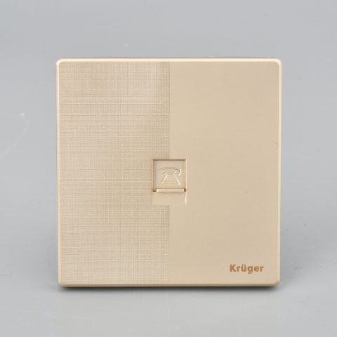 E63 Telephone Socket Gold