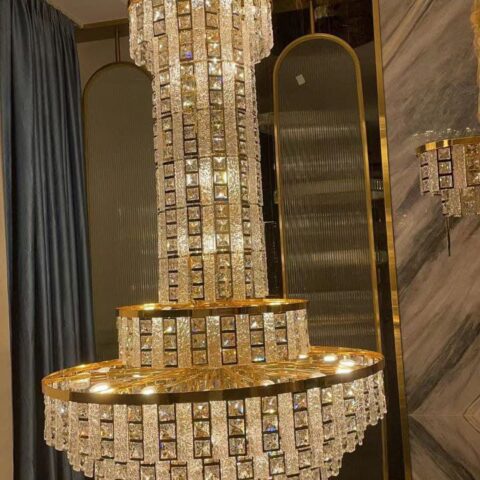 GRAND ARGENT CHANDELIER